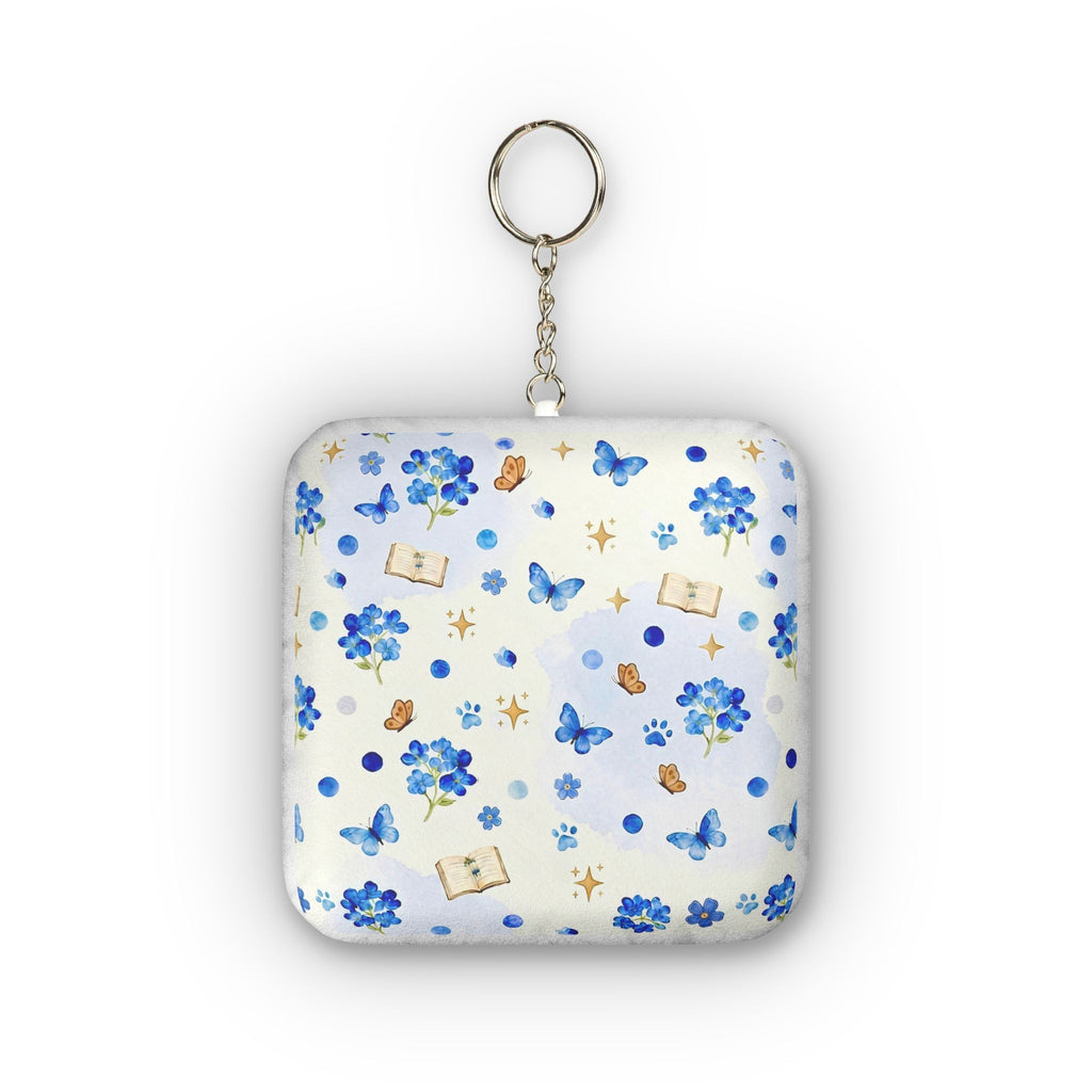 Tiny Tails & Tales™ Forget-Me-Not Mini Plush Keychain | Whimsical Storybook Charm
